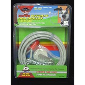 Four Paws Super Overhead Dog Trolley Exerciser (Silver, Super Heavyweight, fo...