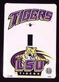 LSU Louisiana State Tigers Light Switch Covers (single) Plates