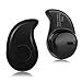 TopePop Mini Black V4.0 Stereo Wireless Bluetooth Headset Small Invisible In Ear Earpiece Earphones Micphone for iPhone 6 6S Plus SE 5S 5C Galaxy Note 4 5 S5 S6 S7 Edge Plus LG G3 G4 (Black)