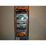 2006 Matchbox 5-Pack Austin FX4 Taxi '62 VW Beetle '61 Jaguar E-Type Coupe Land Rover... 