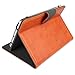 【8.9インチ から 10インチ のタブレットに対応】 ahha 日本正規品 Universal Tablet Case KIM, Spark Orange タブレット 汎用 スタンド機能 つき ブックタイプ フリップ ケース, スパーク・オレンジ 【iPad(初代~第4世代), iPad Air, Android タブレット対応】 A-TC00A100-UP08