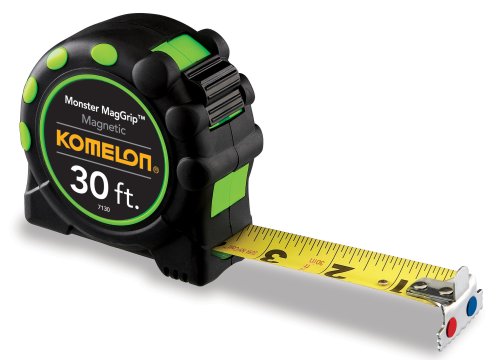 Komelon 7130 Monster MagGrip 30-Foot Measuring Tape with Magnetic End