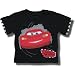 Cars - Lightning McQueen Applique Short Sleeve T-Shirt for Toddler Boys