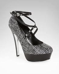 Alyssa Tweed Patent Crisscross Pump