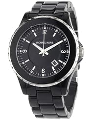Michael Kors Womens MK5248 Black and Silver Madison 3 Hand Watch