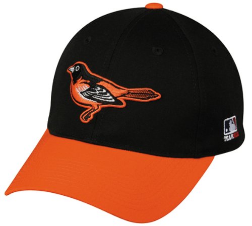 Baltimore Orioles (Home/Orioles Bird Logo) ADULT Adjustable Hat MLB Officially Licensed Major League Baseball Replica Ball Cap