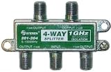 1GHz 90dB 4-Way F-Pin Splitter