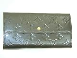 (ルイヴィトン)LOUIS VUITTON　M93668モノグラムヴェルニ　ポルトフォイユ・サラ　ファスナー付き長財布　ブロンズ　並行輸入品