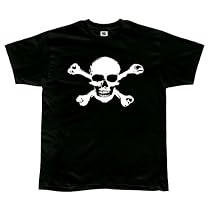 Pirate Skull & Crossbones Movie T-Shirt - Youth Small
