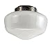 Royal Pacific 3001G 4-Inch Schoolhouse Globe Glass Center Shade For Ceiling Fan Light