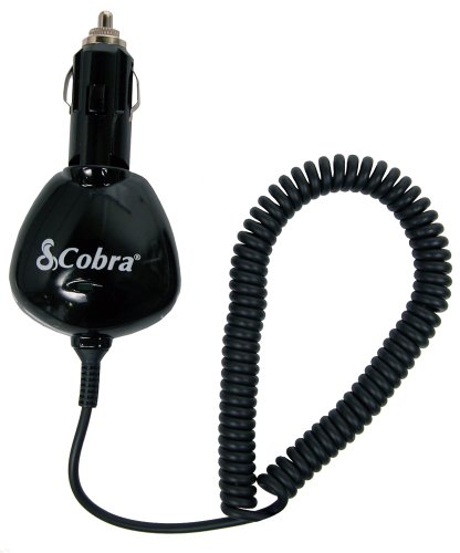 Cobra CB-CLA-MICRO Swivel Neck Vehicle 12V Charging Cord, for Electronic Devices with Micro USB Port - Car Charger - Retail Packaging - Black