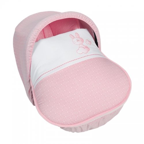 Imagen principal de Bolín Bolón-Saco cestita grupo 0-Colección Nubes-32 Rosa