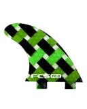 FCS PC-2 Graphic Thruster Surfboard Tri Fin Set - Green