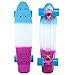 Mayhem Boards & Scooters Penny Style Board, 3 Tone Decks, Blue/White/Pink, 22