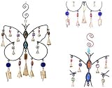 Handcrafted Iron Butterfly Wind Chime