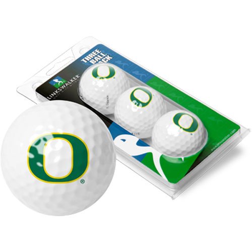 Oregon Ducks Ncaa 3 Golf Ball Sleeve Pack