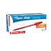 Paper Mate Comfortmate Stick Medium Point Ballpoint Pens, 12 Red Ink Pens (6120187)