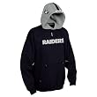 Oakland Raiders NFL "Helmet" Hooded Fleece Pullover (Black)