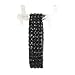 Corsage Wristlet with Rhinestone Band, 1-pack (Black)