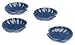 Emile Henry Miniature Shell Dishes, Set of 4, Azure Blue