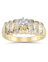 1.00 Ct Diamond Ring in 14K Yellow Gold