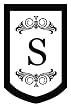 Monogram Regalia Garden Size Flag - S Monogram Regalia Garden Size Flag - S