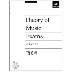 Theory of Music Exams, Grade 1, 2008 (Theory of Music Exam papers (ABRSM))