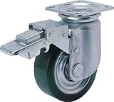 ヨドノ　重荷重用ウレタン車付自在車ブレーキ付　3277674　YRJMB100
