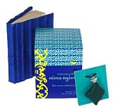 Candle Gift Set / Blue Poppy with Turquoise / Tranquility Aroma Amulet