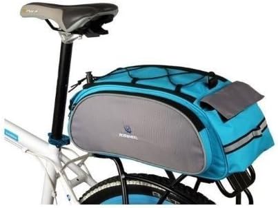 SoCool Mart New Arrival Bike Bicycle Rack Bag Seat Cargo Bag Rear Pack Trunk Pannier Handbag Multifunctional Bag (Blue)