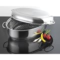 AXXENTIA Edelstahl Multibr�ter 38 cm Br�ter INDUKTION