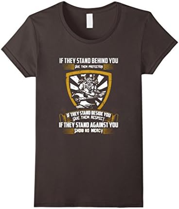 Women's Protector T-shirt , If they stand behind you give them Prote Large Asphalt