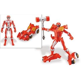 Power Rangers Operation Overdrive  - 12.5cm Operation Overdrive Battlized Figure - Red Turbo