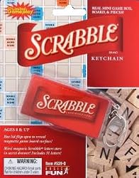Mini Scrabble Keychain by Basic Fun