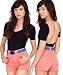 American Apparel Stretch Twill High-Waist Side Zipper Short