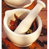 from Kitchen Craft Kitchen Craft Mortar and Pestle, Ceramic 12 cm