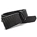 CF 2.0 Black Belt - Nickel Smart - Full Grain Leather Belt with Nickel Free Carbon Fiber Beep Free Buckle - 42