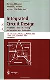 Integrated Circuit Design. Power and Timing Modeling, Optimization and Simulation: 12th International Workshop, PATMOS 2002, Seville, Spain, September 11 - 13, 2002