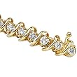 14K Yellow Gold Diamond Bracelet - 3.33 Ct.