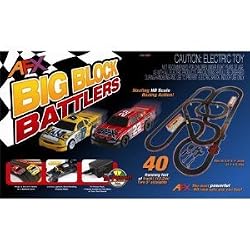 AFX HO SLOT CAR BIG BLOCK BATTLER MEGA G SET
