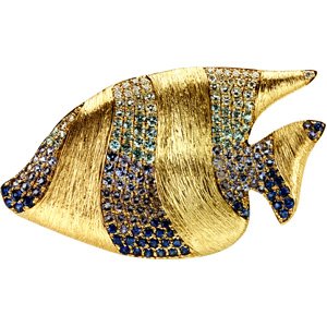 14K Yellow Gold Genuine Aquamarine, Blue Zircon, Blue Sapphire, Iolite,... by 