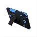 Galaxy Tab 4 Case, kUTECK Heavy Duty rugged impact Dual Layer Hybrid Case cover with Build In Kickstand Protective Case cover For Samsung galaxy Tab 4 7 inch T230 Tablet case cover (Blue)
