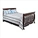 Bundle-10 Kalani 4-in-1 Convertible Crib with Toddler Rail in Espresso (2 Pieces)
