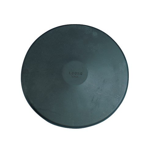 Champion Sports Black Rubber Practice Track And Field Discus 1.0, 1.6, 2.0 K KG