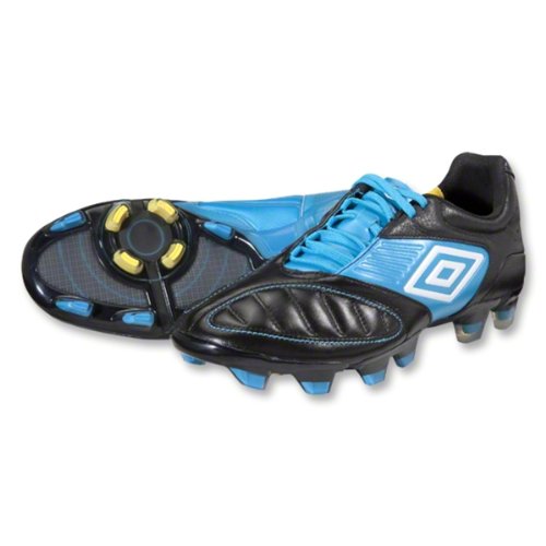 Umbro Geometra Pro Soccer (Black/White/Vivid Blue/Yellow)