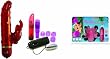 Tantrica Red Jelly Crystals Rabbit Vibrator Pearl Adult Sex Toy Kit