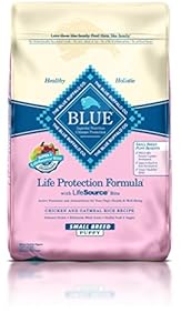 Blue Buffalo BLUE Puppy Natural Chicken & Oatmeal Small Breed 15 lb