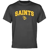NCAA Siena Saints Charcoal Logo Arch T-shirt-