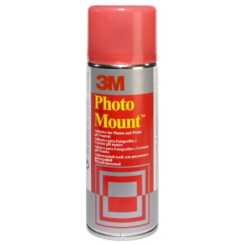 3M Photo Mount Spray Adhesive, Permanent 200 ml, Clear eBay