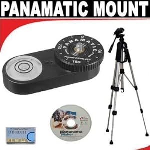 Lenspen Panamatic Panorama Adapter Plate with Arcsoft Stitching Software " Turns A Regular Camera Lens Into A SUPER-WIDE Angle Lens! "+ 57" Deluxe Tripod For The DXG DXG-517V 506V 563V 569VS 579V High Definition Camcorders